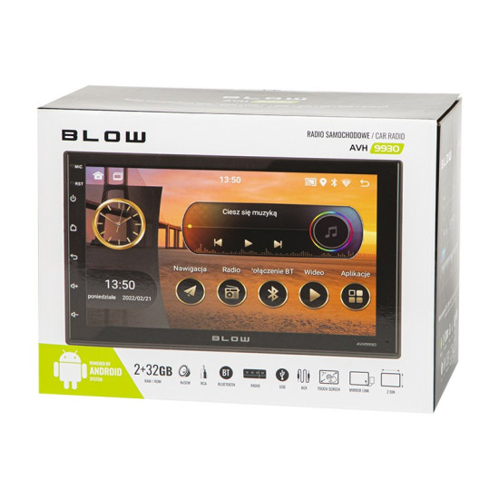 Radio samochodowe AVH-9930 2DIN 7cal GPS