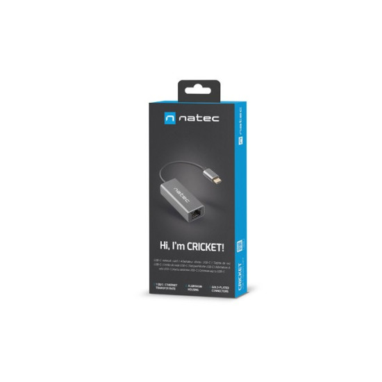 Karta sieciowa Cricket USB-C 3.1 - RJ-45 1Gb na kablu 