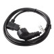 Kabel zasilający CEE CA-C13C-12CC-0030-BK 