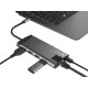 Stacja dokująca Multiport Fowler Plus USB-C PD, 3x USB 3.0, HDMI 4K, RJ45, SD, micro SD 