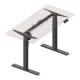 Biurko z elektryczną regulacją wysokości Stelaż szary Ergo Office ER-433