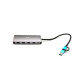 Stacja dokująca USB 3.0/USB-C/Thunderbolt 3x Display Metal Nano Dock LAN +Power Delivery 100W 