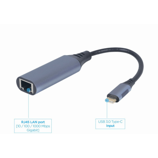 Adapter USB-C to LAN GbE RJ-45 
