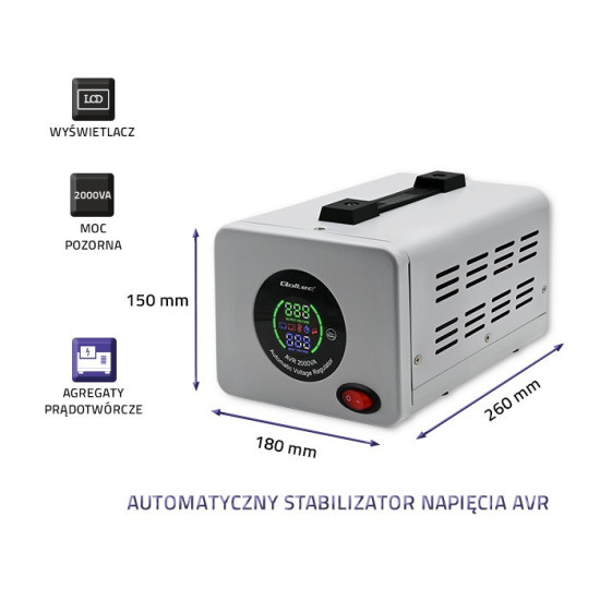 Automatyczny stabilizator napięcia AVR 2000VA 