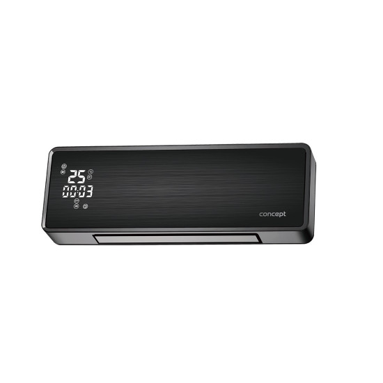 Grzejnik ceramiczny ścienny QH4001 czarny