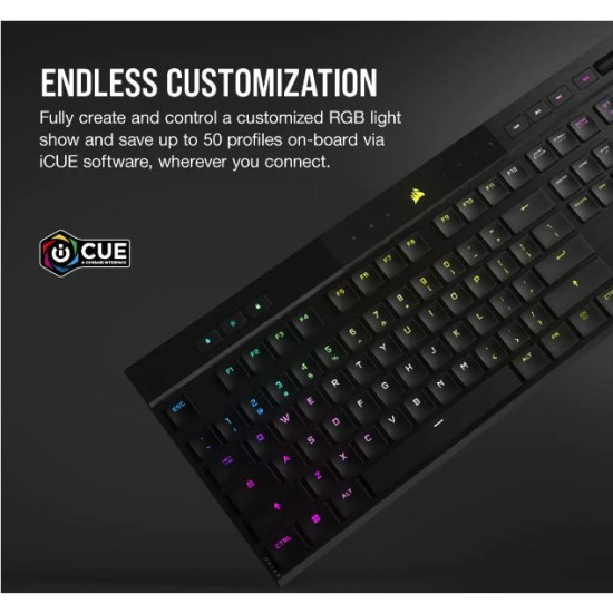 Klawiatura K100 RGB Air Wireless Ultra Thin Cherry MX 