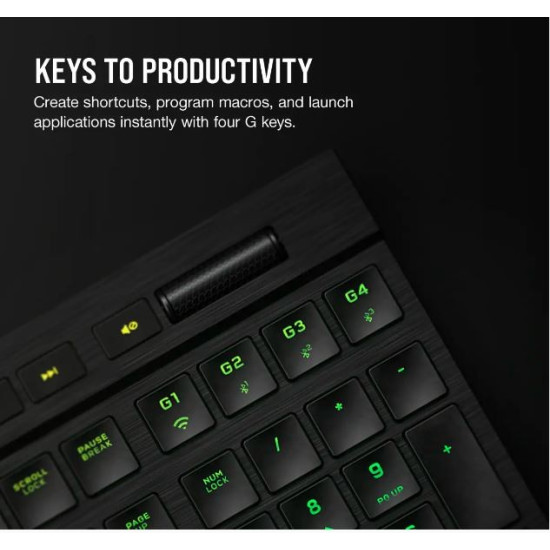 Klawiatura K100 RGB Air Wireless Ultra Thin Cherry MX 