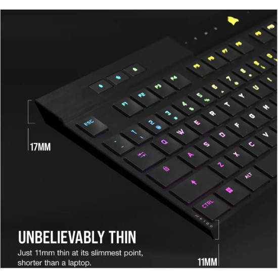 Klawiatura K100 RGB Air Wireless Ultra Thin Cherry MX 