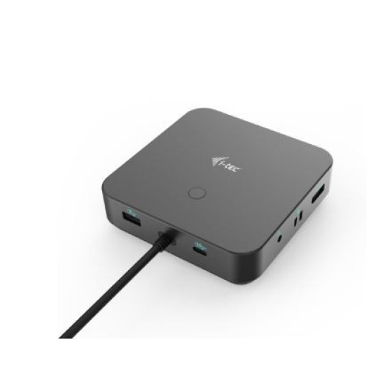 Stacja dokująca USB-C HDMI Dual DP Docking Station Power Delivery 100 W + i-tec Universal Charger 100 W 