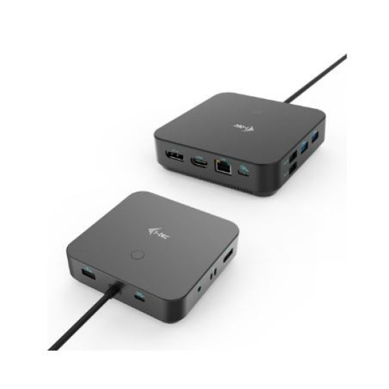 Stacja dokująca USB-C HDMI Dual DP Docking Station Power Delivery 100 W + i-tec Universal Charger 100 W 