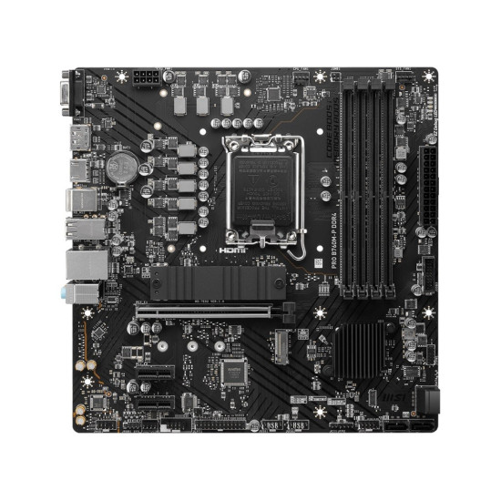 Płyta główna PRO B760M-P DDR4 s1700 4DDR4 DP/HDMI 2M.2 mATX 