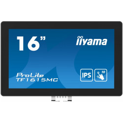 Monitor 15.6 cala TF1615MC-B1 IPS,pojemnościowa 10 punktów,450cd/m2,IP65,7H,HDMI,DP,VGA 