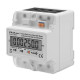 Trójfazowy elektroniczny licznik | miernik zużycia energii na szynę DIN | 230V | LCD | 4P 