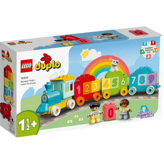 Klocki DUPLO 10954 Pociąg z cyferkami - nauka liczenia