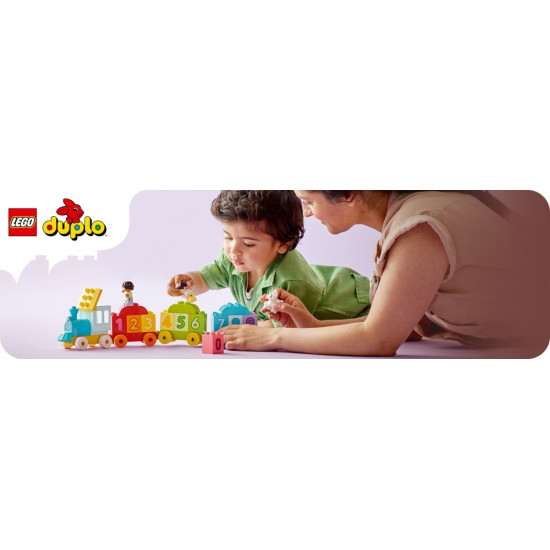 Klocki DUPLO 10954 Pociąg z cyferkami - nauka liczenia