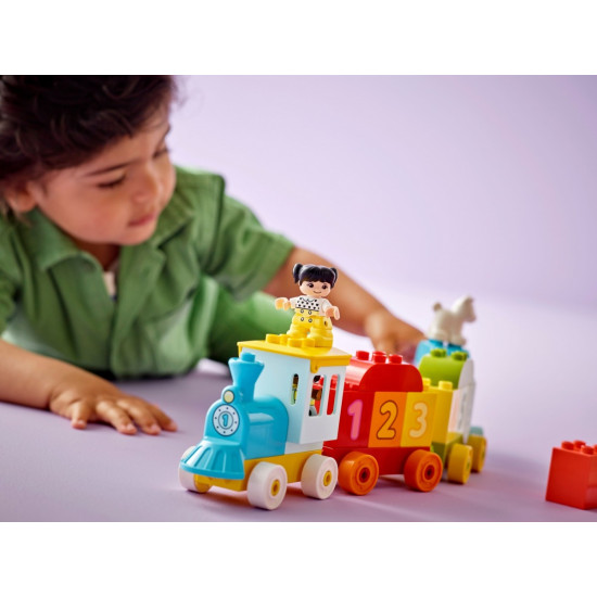 Klocki DUPLO 10954 Pociąg z cyferkami - nauka liczenia