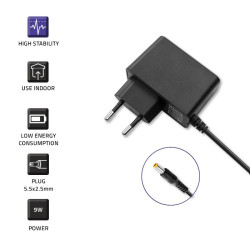Zasilacz wtyczkowy 9W | 9V | 1A | 5.5*2.5 