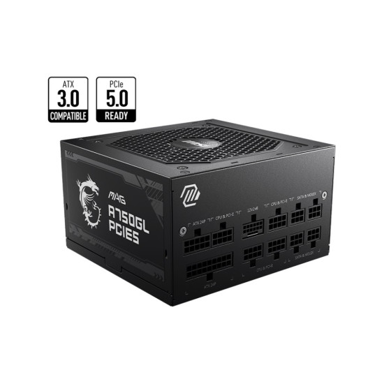 Zasilacz MAG A750GL PCIE5 750W 80PLUS GOLD F.MODULAR 