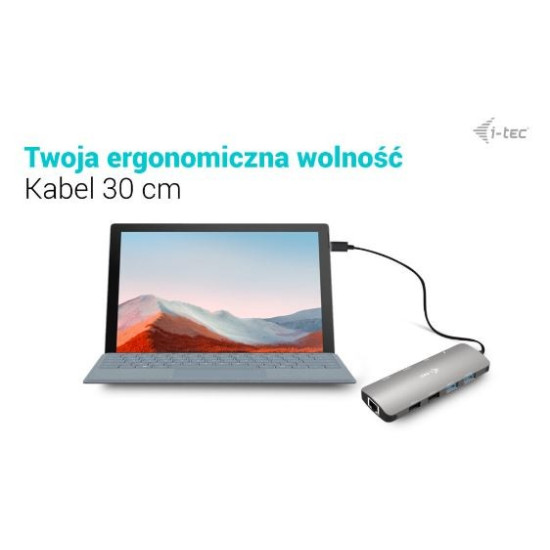 Stacja dokująca USB-C Metal Nano 2x HDMI Display + Power Delivery 100W 