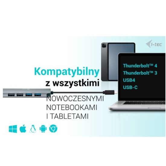 Stacja dokująca USB-C Metal Nano 2x HDMI Display + Power Delivery 100W 