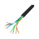 Kabel UTP Kat.5e DRUT CCA LCU5-10CC-0305-B Czarny