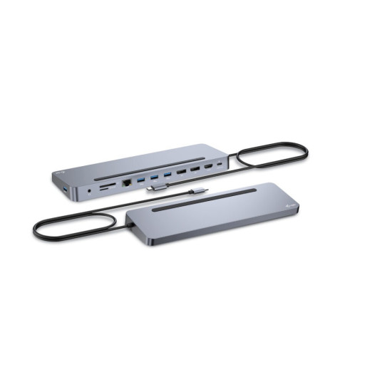 Stacja dokująca USB-C Metal Ergonomic 4K 3x Display Docking Station PD 100W 
