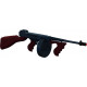 Metalowy pistolet gangsterski 8 naboi (Gonher)