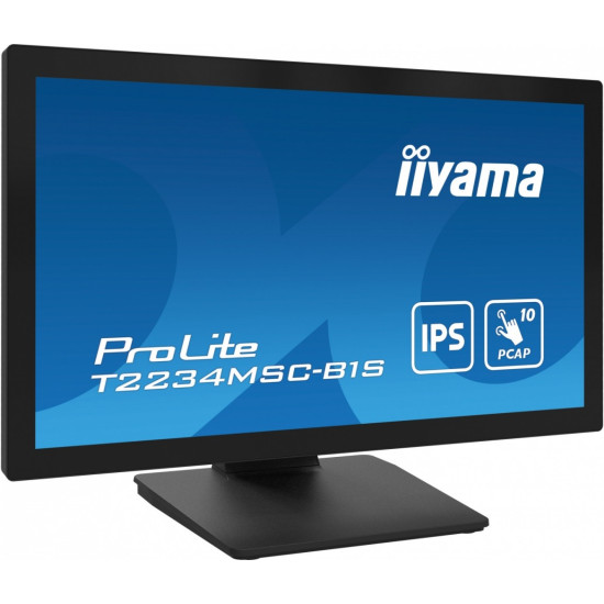 Monitor ProLite 21.5 cala T2234MSC-B1S IPS,10PKT.VGA,HDMI,DP 