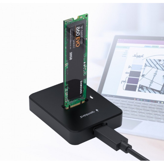 Stacja dokujaca dysków M.2 SATA i NVME USB-C 