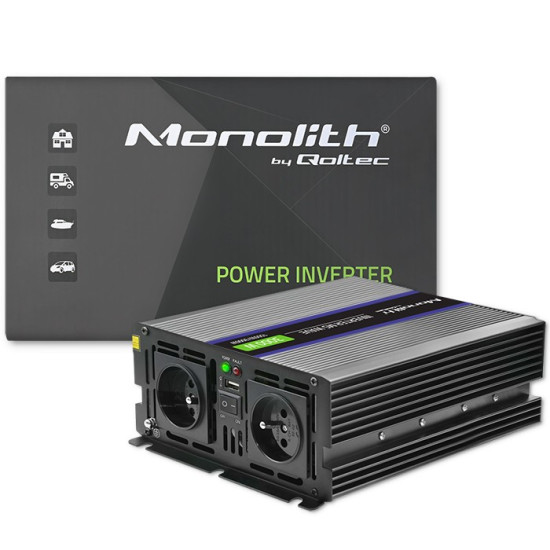 Przetwornica napięcia Monolith 3000 MS Wave | 12V na 230V |      1500/3000W | USB 