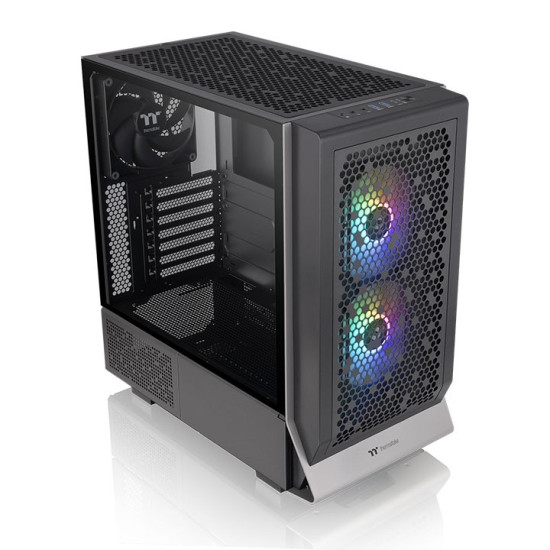 Obudowa Ceres 300 TG ARGBx2 Tempered Glass -Black 