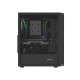 Obudowa Fury Shobo SH4F RGB Midi Tower z oknem Czarna 