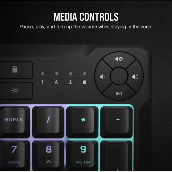 Klawiatura mechaniczna K55 Core RGB Black 