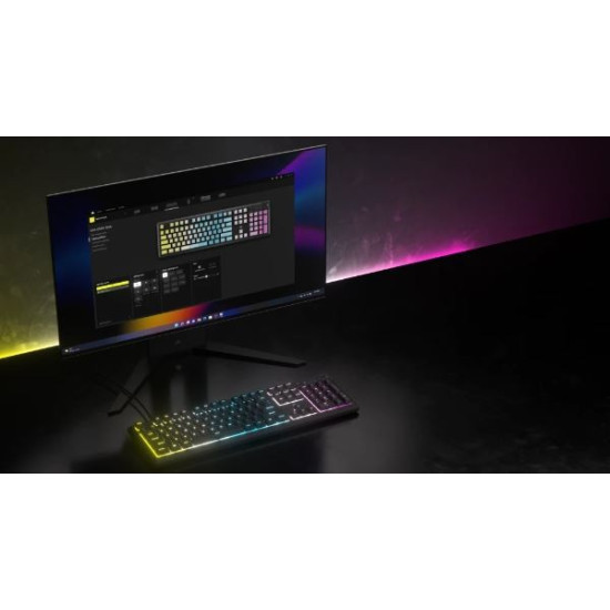 Klawiatura mechaniczna K55 Core RGB Black 