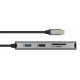 Stacja dokująca IB-DK4012-CPD 9w1, 2x HDMI, 4K60Hz, 3xUSB, 100W PD,LAN, Czytnik kart 