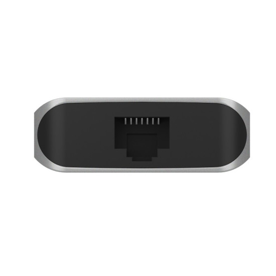 Stacja dokująca IB-DK4012-CPD 9w1, 2x HDMI, 4K60Hz, 3xUSB, 100W PD,LAN, Czytnik kart 