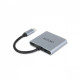 Stacja dokująca USB-C Portable 4-in-1 D ock 4K 2xHDMI 100W PD 
