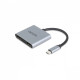 Stacja dokująca USB-C Portable 4-in-1 D ock 4K 2xHDMI 100W PD 