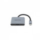 Stacja dokująca USB-C Portable 4-in-1 D ock 4K 2xHDMI 100W PD 