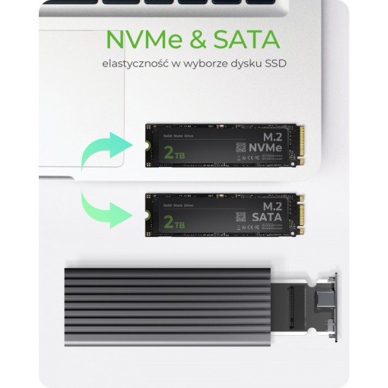 IB-1817MC-C31 TypeC USB 3.1 (Gen 2) na PCI NVMe & SATA M.2 2230/2242/2260/2280 SSD