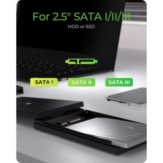 Obudowa IB-200T-C3 2,5 SATA USB 3.2 Gen.1 
