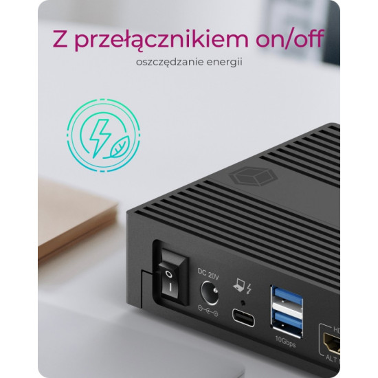 Stacja dokująca IB-DK2246-C 11in1,HDMI,DP,LAN,TYPE-C 