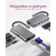 Stacja dokująca IB-DK4040-CPD TYPE-C z dwoma interfejsami wideo 