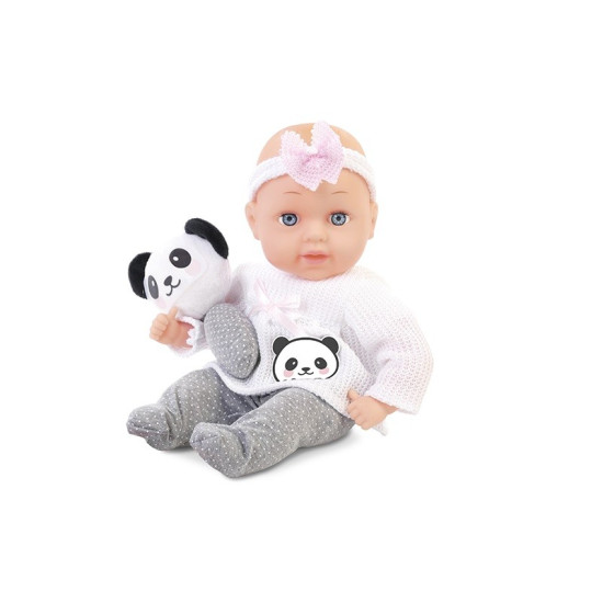 Lalka Natalia bobas 33 cm z zabawką