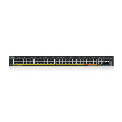 Przełącznik zarządzalny XGS2220-54HP-EU0101F L3 600W PoE, 40xPoE+/10xPoE++, 48x1G RJ45 2x10mG RJ45, 4x10G SFP+ 