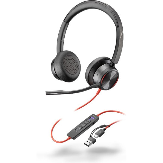 Słuchawki Blackwire 8225 Stereo USB-C/A MS-Teams 8X225AA 