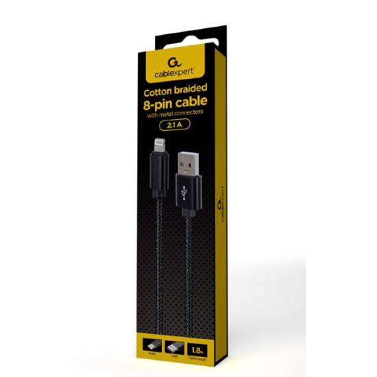 Kabel USB-A do 8pin iPhone 1.8m Oplot 