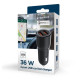 Ładowarka samochodowa 2xUSB-A QC3.0 36W czarna 
