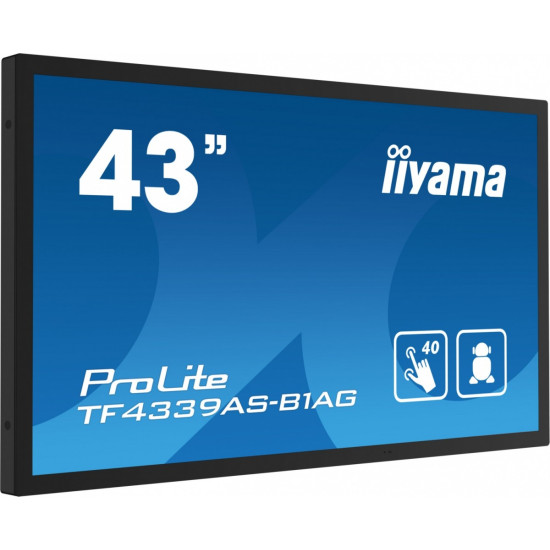 Monitor 43 cale TF4339AS-B1AG,IPS,4K,HDMIx2,DP,RJ45,3xUSB,40pkt, ANDROID,24/7 