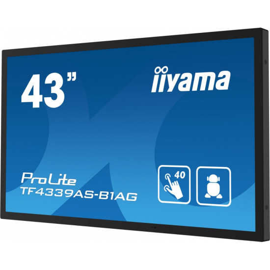 Monitor 43 cale TF4339AS-B1AG,IPS,4K,HDMIx2,DP,RJ45,3xUSB,40pkt, ANDROID,24/7 